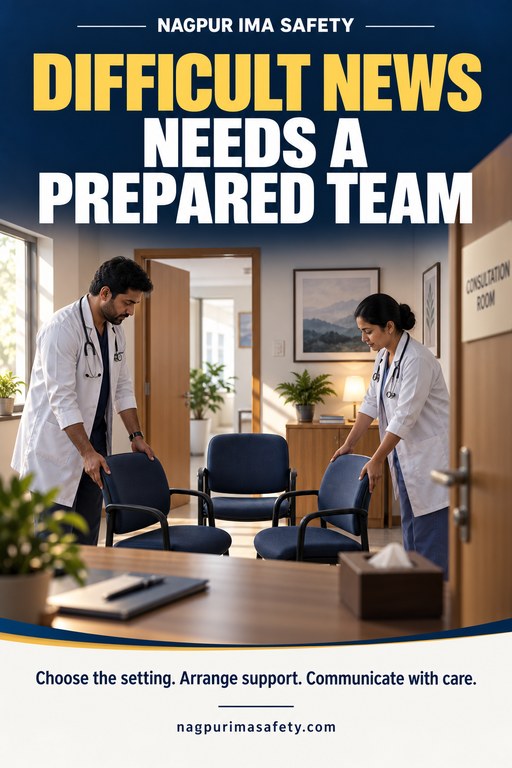 DIFFICULT NEWS NEEDS A PREPARED TEAM — Choose the setting. Arrange support. Communicate with care.
