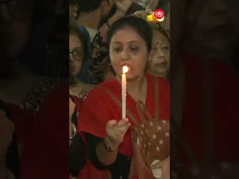 YouTube thumbnail for Protesters organise another candlelight vigil demanding justice for R G Kar doctor